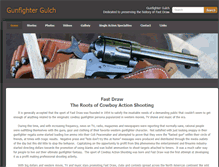 Tablet Screenshot of gunfightergulch.com